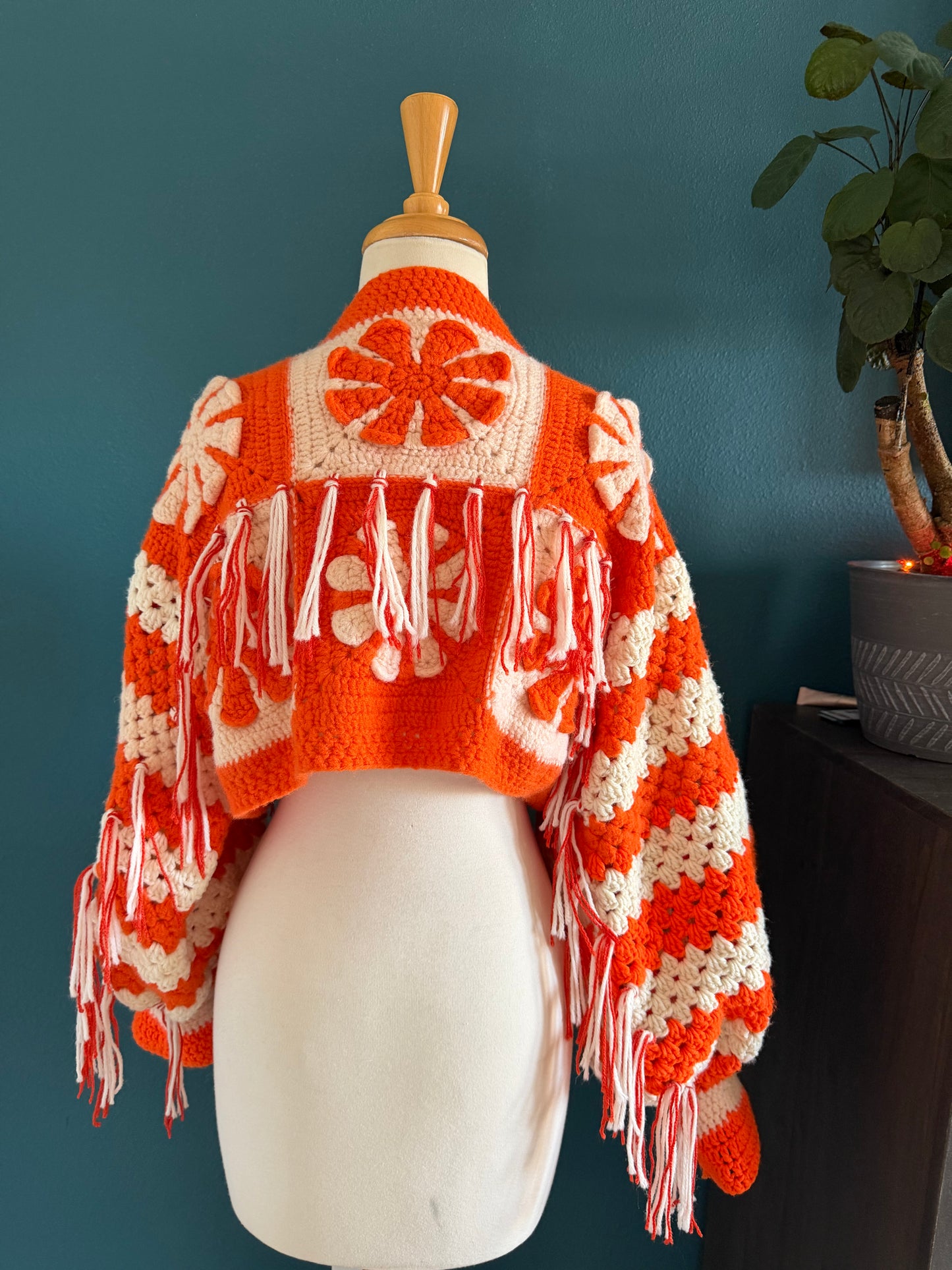 The fringed Daisy cardigan