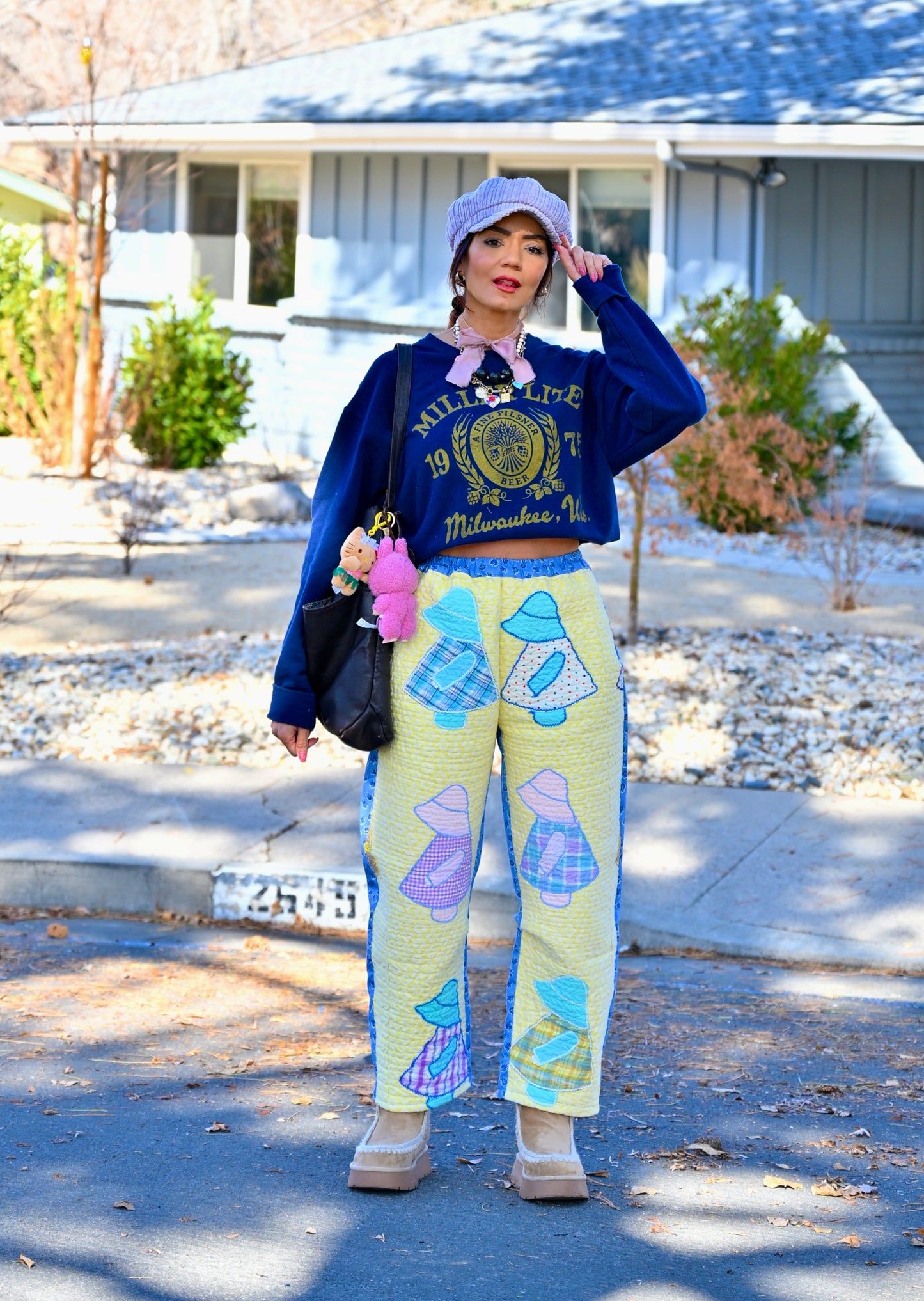 Sun bonnet sue quilted pants