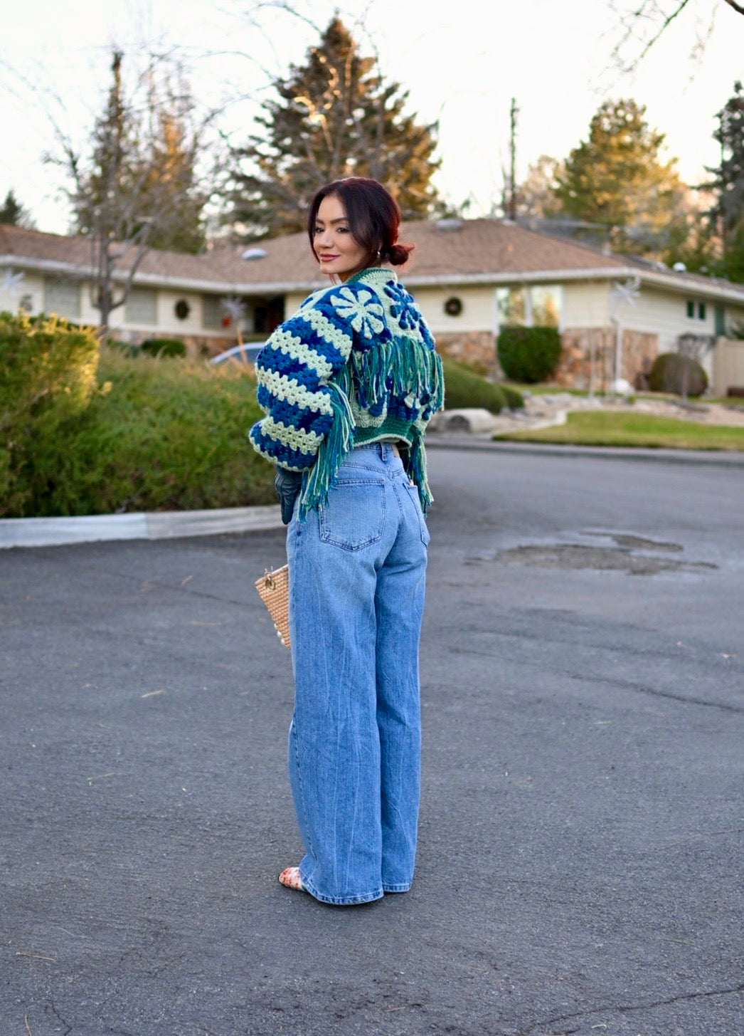 The fringed Daisy cardigan (color request)