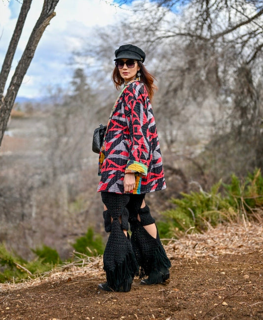 Kantha coat